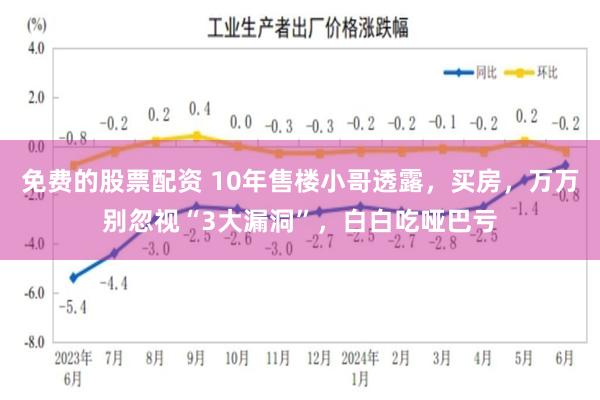 免费的股票配资 10年售楼小哥透露，买房，万万别忽视“3大漏洞”，白白吃哑巴亏