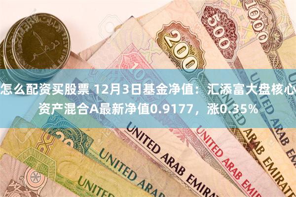 怎么配资买股票 12月3日基金净值：汇添富大盘核心资产混合A最新净值0.9177，涨0.35%